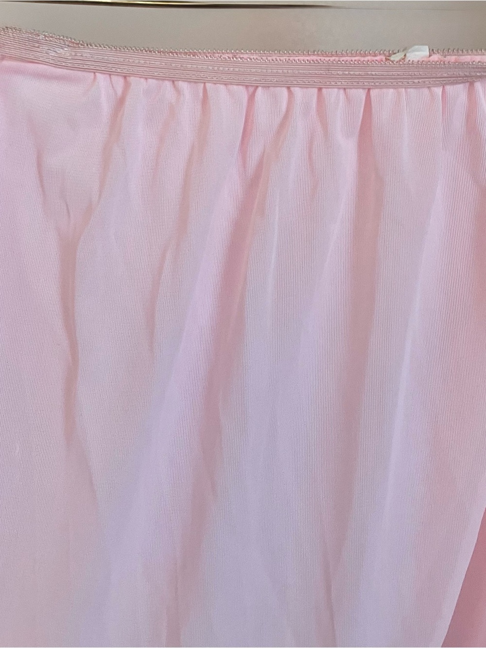 1960s  Pink Lace Trim Half Slip Bridal Trousseau - Picture 3 of 6